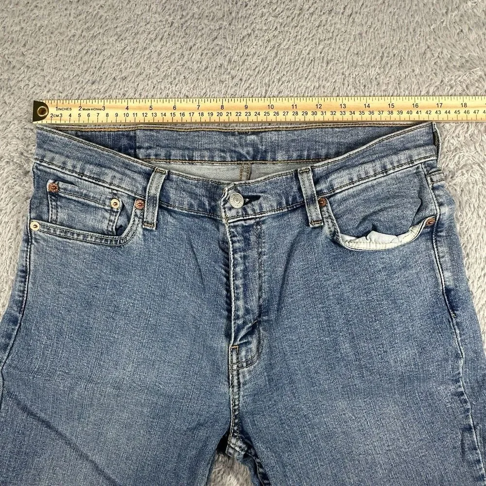 LEVI STRAUSS‎ Men 511 Slim Skinny Stretch Cotton Denim Jeans - 33x30 Medium Blue